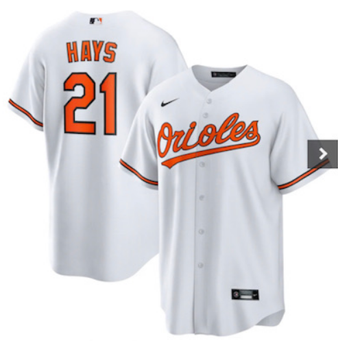 2023 Men Baltimore Orioles #21 Austin Hay White MLB Jerseys->women mlb jersey->Women Jersey